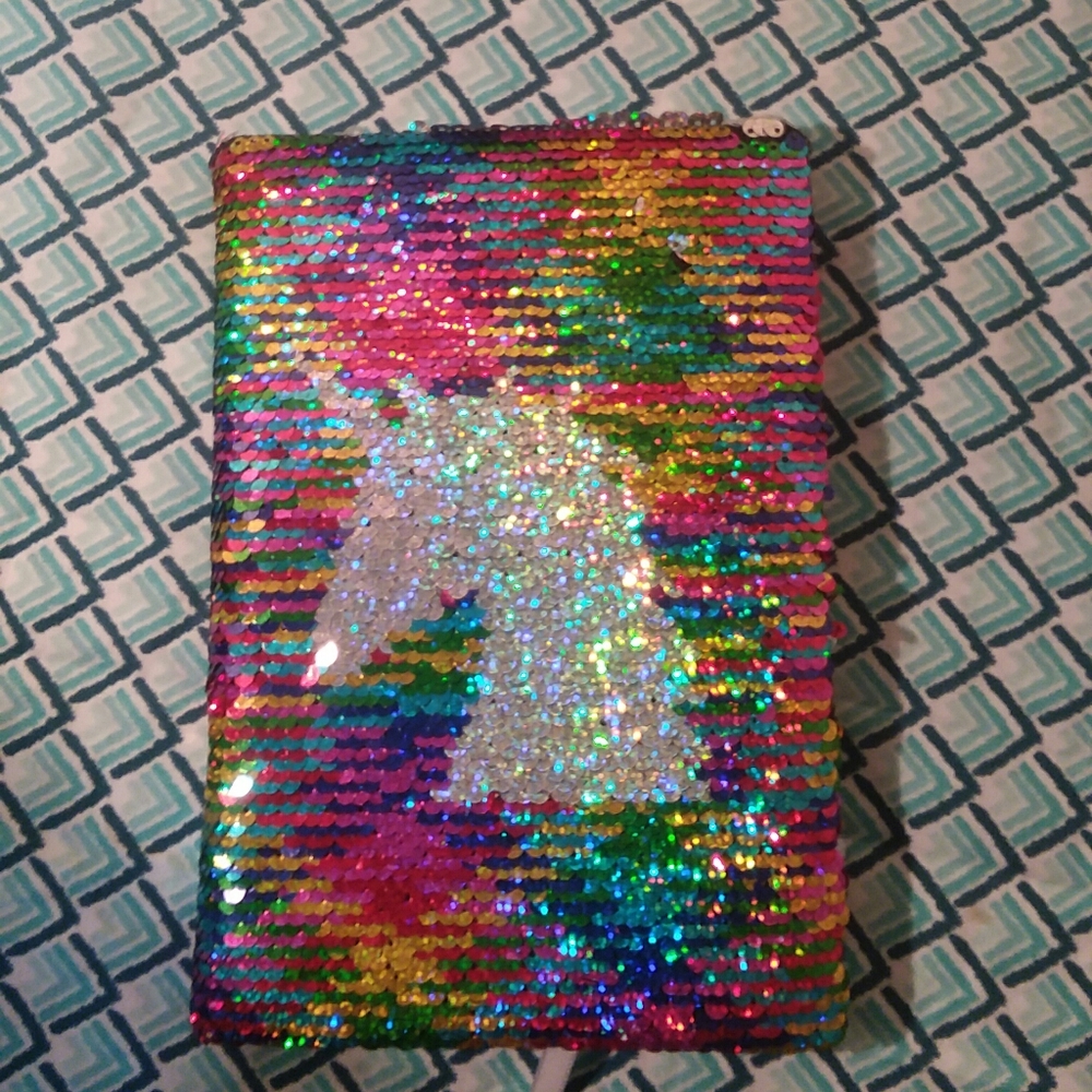 Unicorn changing color notebook